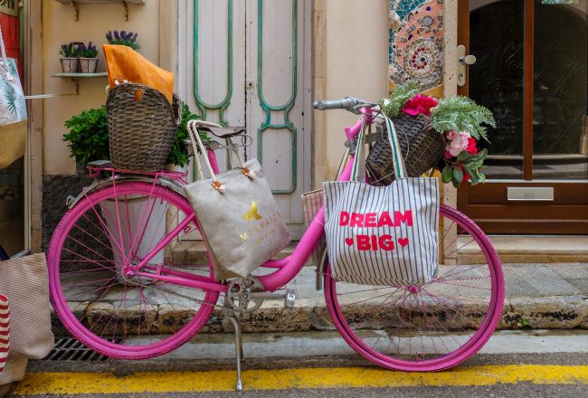 pink bike