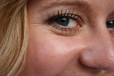 closeup of woman