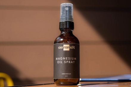 magnesium spray on table