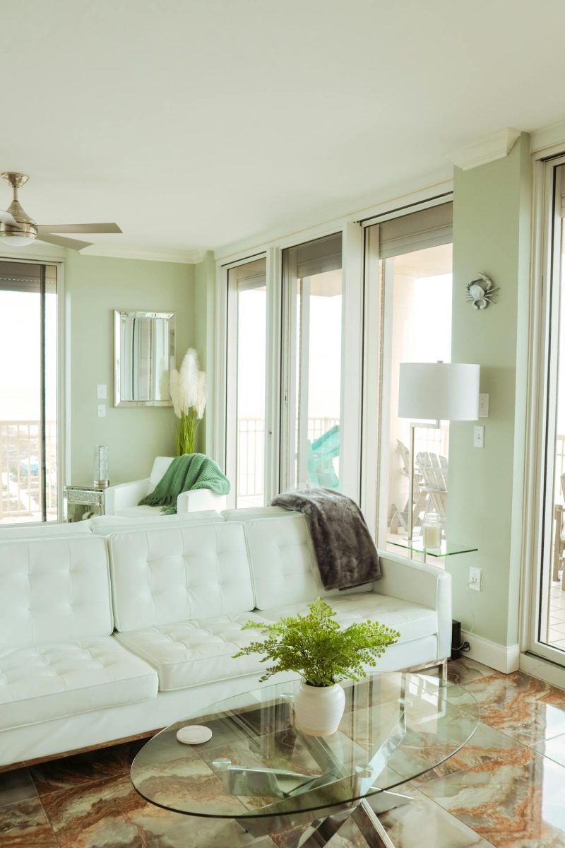 Bright and airy living room