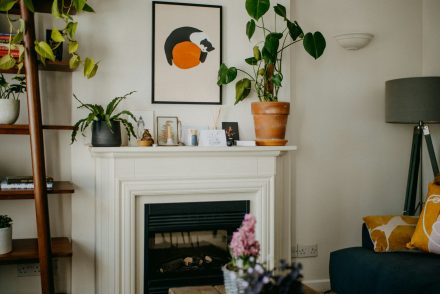 fire place mantel